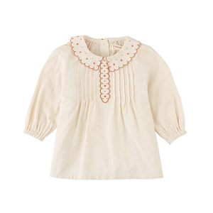 Блуза с длинным рукавом Gingersnaps "Baby Mabel Eggnog", светло-желтая